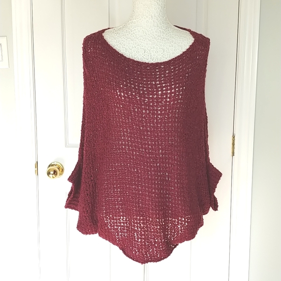 Knit top burgundy  NWT - Picture 9 of 10